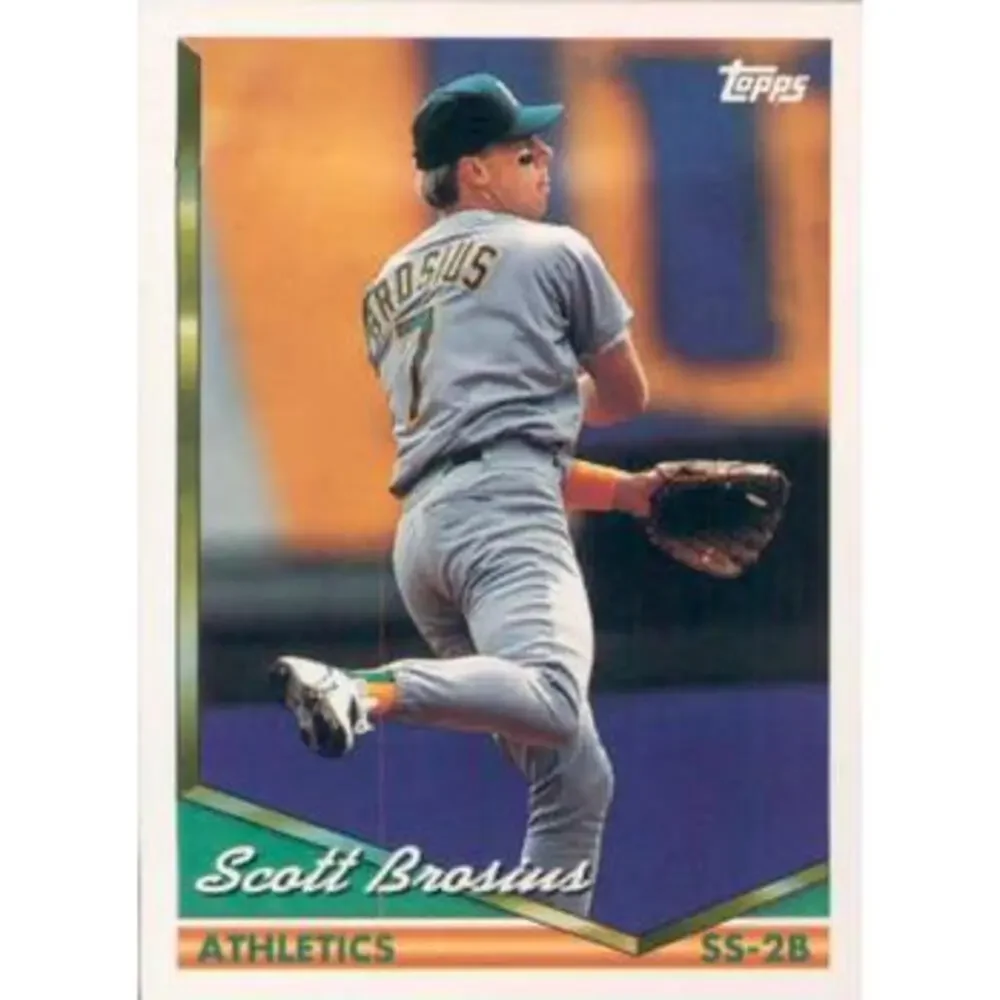 1994 Topps Scott Brosius # 74 Oakland Athletics